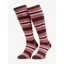 LeMieux Womens Sabrina Stripe Fluffies Socks Cranberry