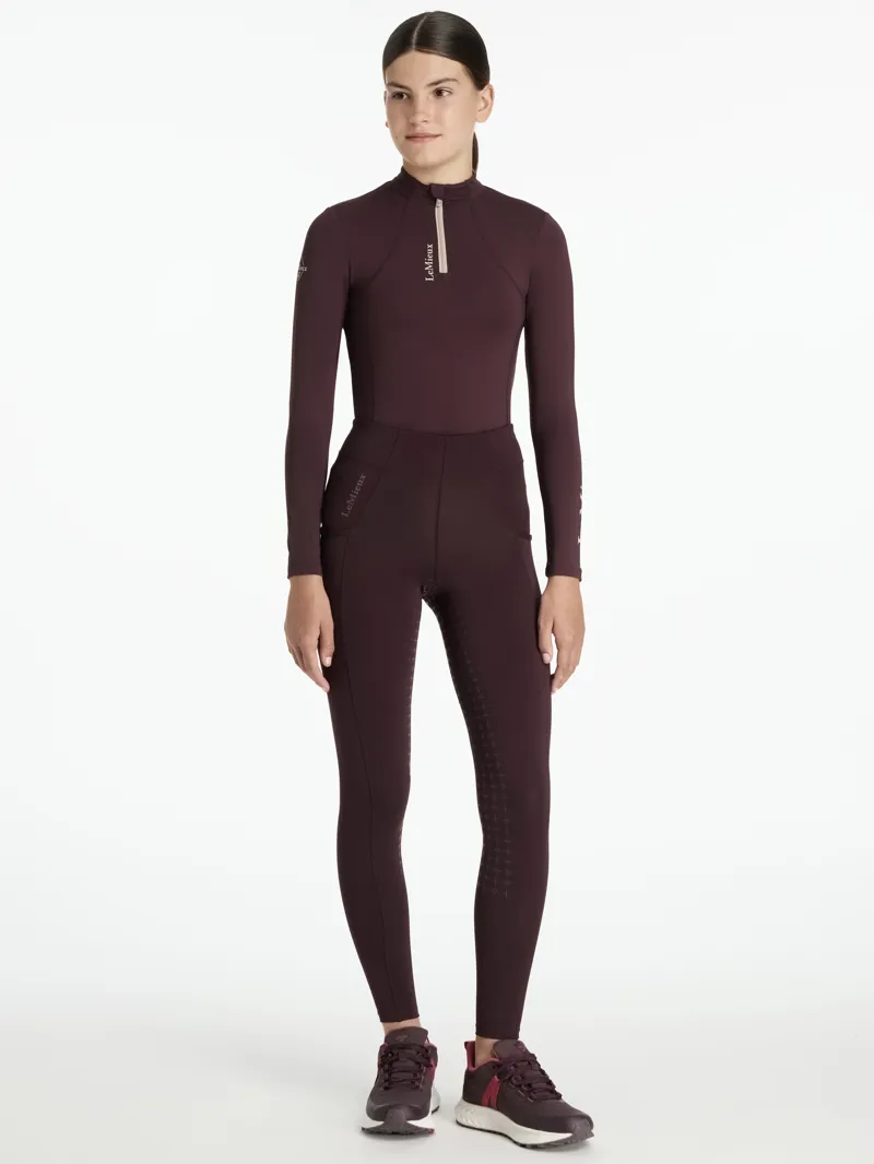 LeMieux Young Rider Orla Pull Ons Damson-3
