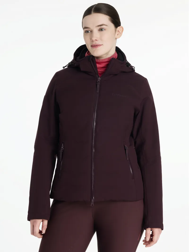 LeMieux Womens Brooke Waterproof Hybrid Jacket Damson
