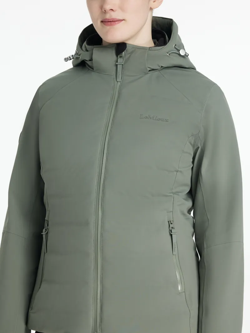 LeMieux Womens Brooke Waterproof Hybrid Jacket Rosemary-2