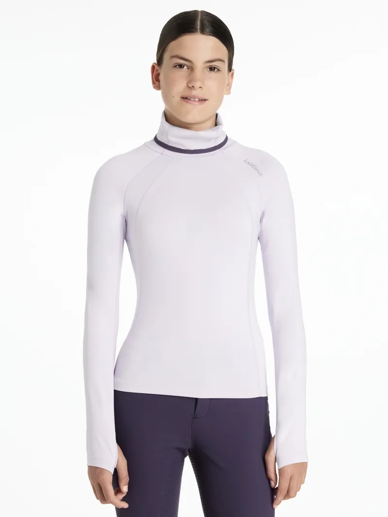 LeMieux Young Rider Savannah Snood Mesh Base Layer Lilac