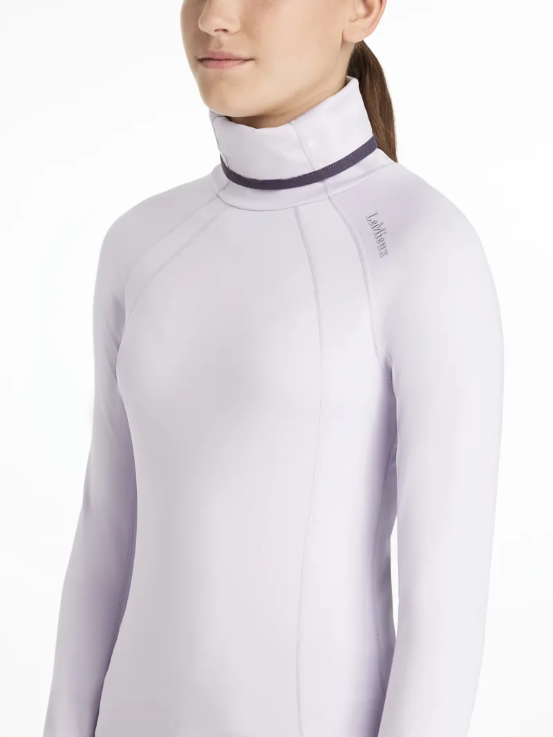 LeMieux Young Rider Savannah Snood Mesh Base Layer Lilac-2