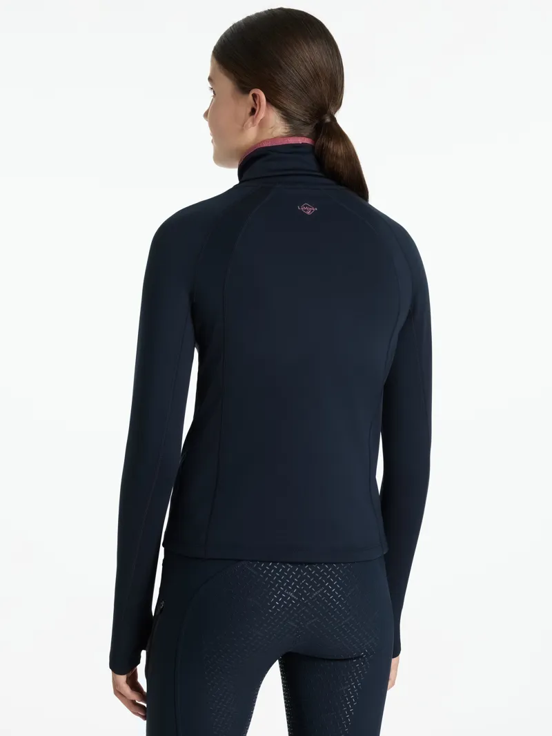 LeMieux Young Rider Savannah Snood Mesh Base Layer Navy-1