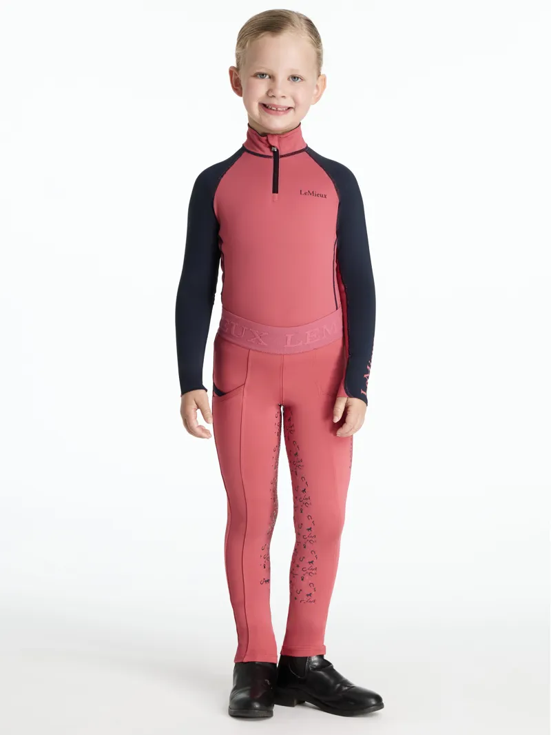 LeMieux Mini Base Layer Cranberry-3