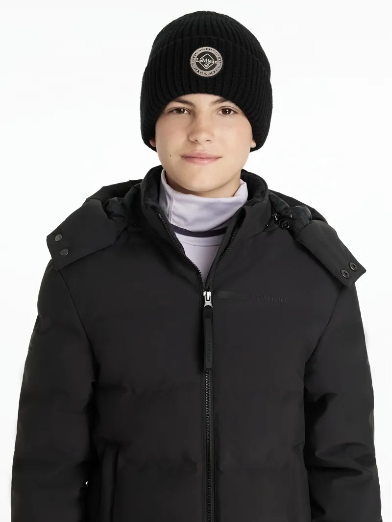LeMieux Kids Bodie Beanie Black-2