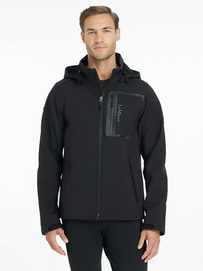 LeMieux Mens Softshell Jacket Black