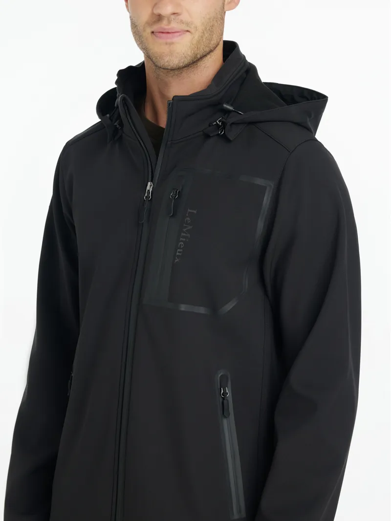 LeMieux Mens Softshell Jacket Black-2
