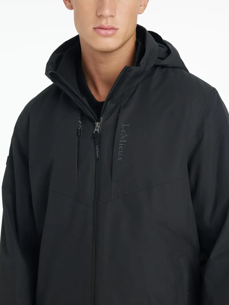 LeMieux Mens Waterproof Team Jacket Black-2