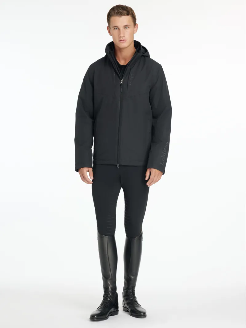 LeMieux Mens Waterproof Team Jacket Black-4