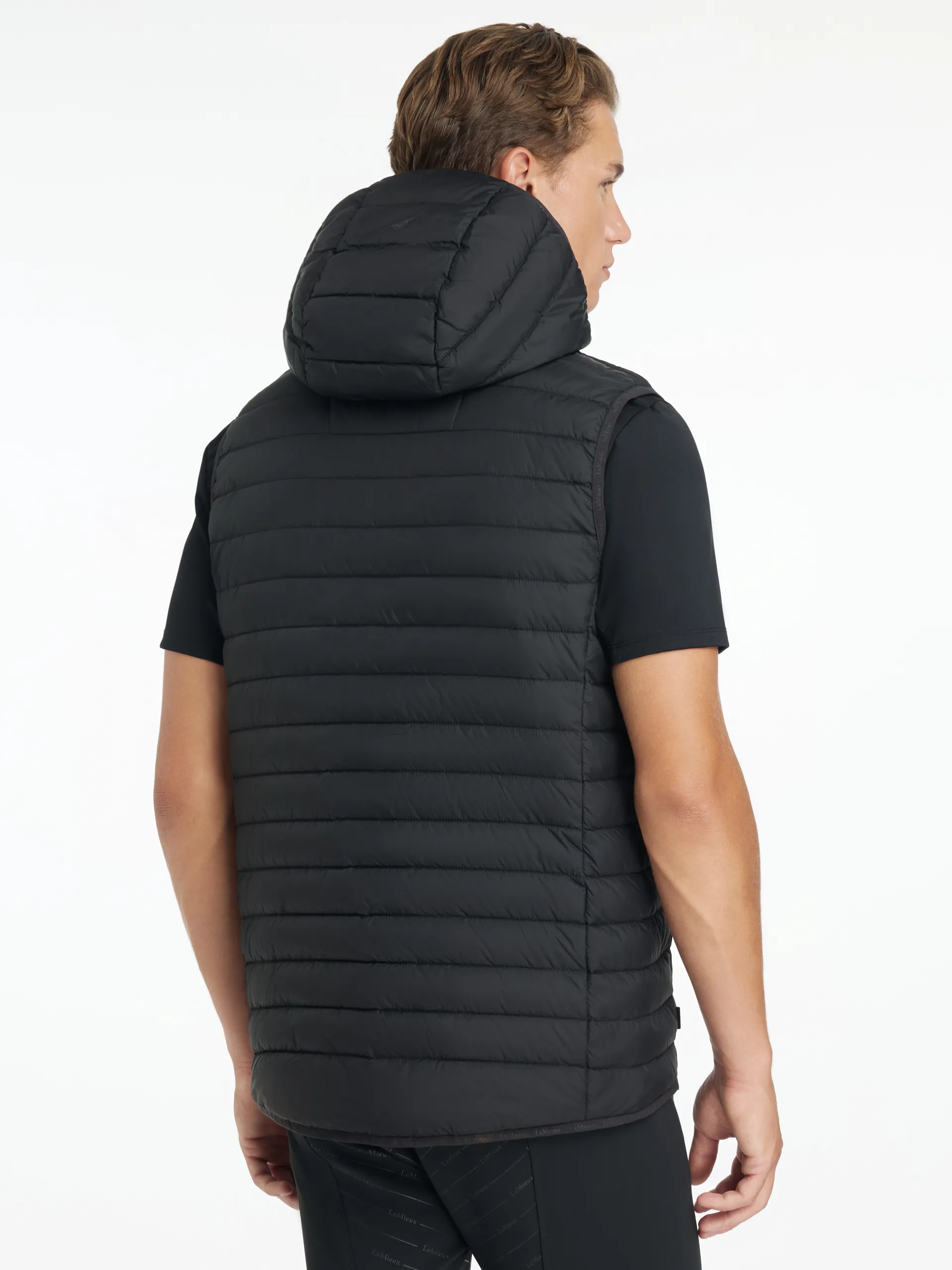 Veste sans manches pour hommes noire Nouveau