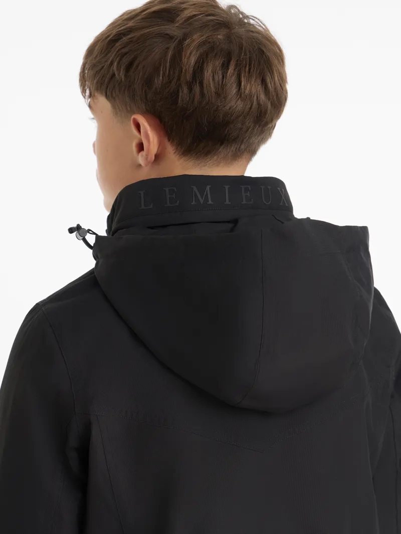 LeMieux Young Rider Boys Waterproof Team Jacket Black-3