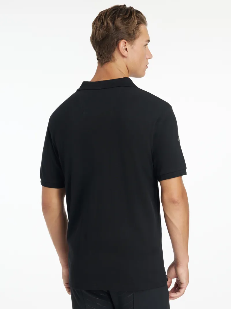 LeMieux Mens Classique Polo Shirt Black-1
