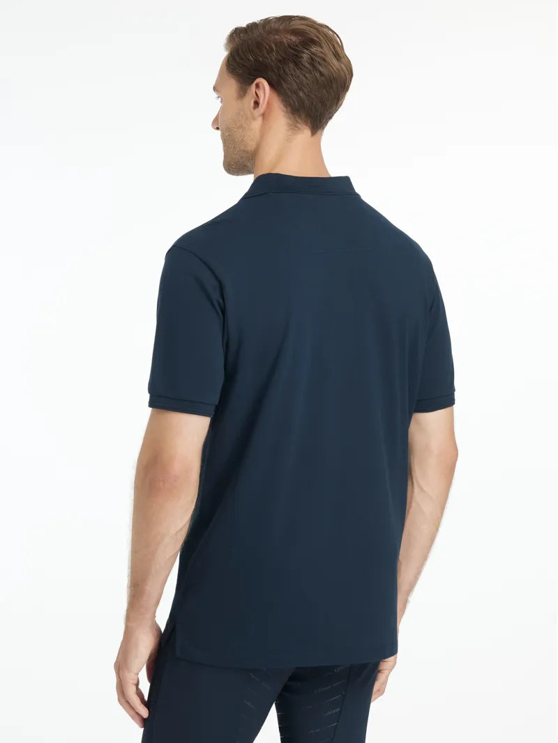 LeMieux Mens Classique Polo Shirt Navy-1