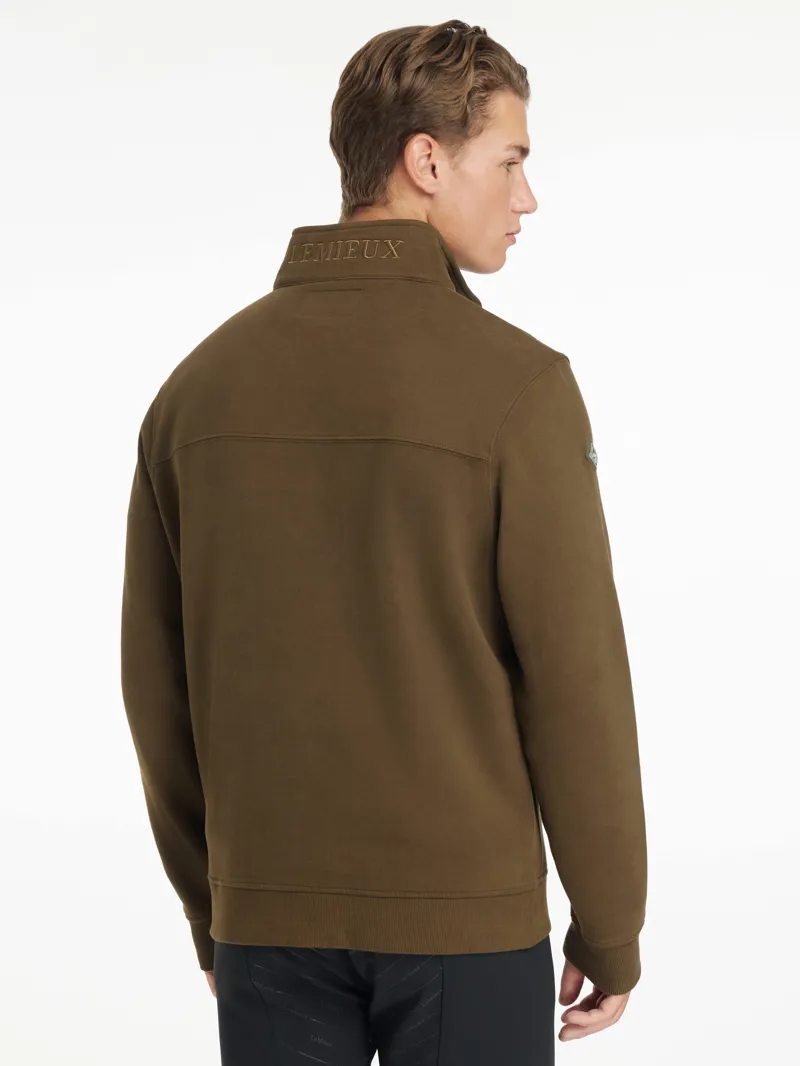  LeMieux Mens Quarter Neck Sweat Alpine-1