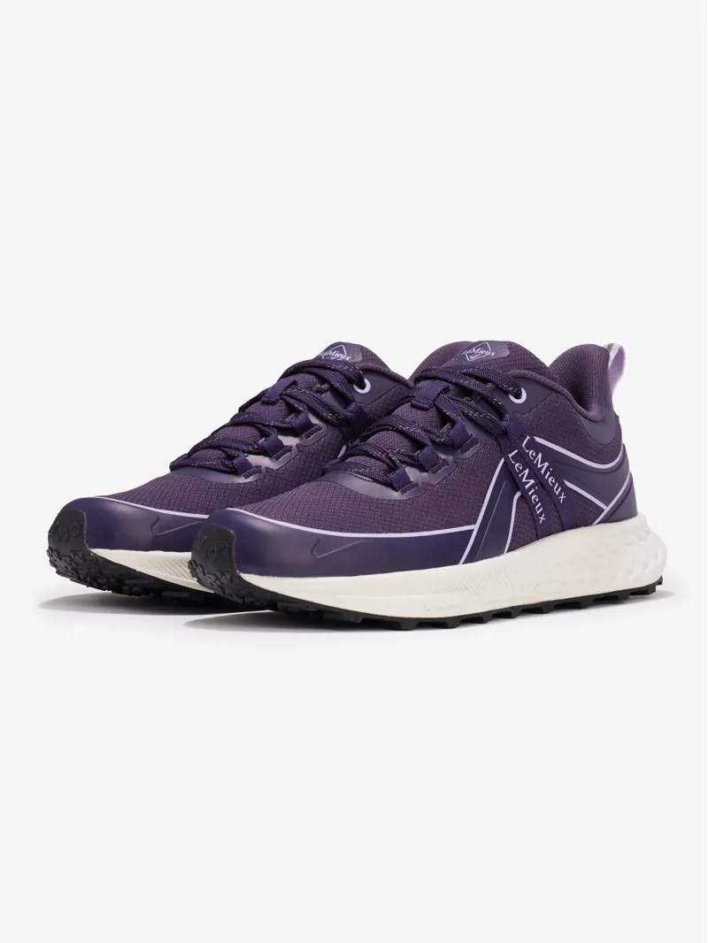 LeMieux Ladies Trax Viva Waterproof Trainer Juniper/Lilac-6