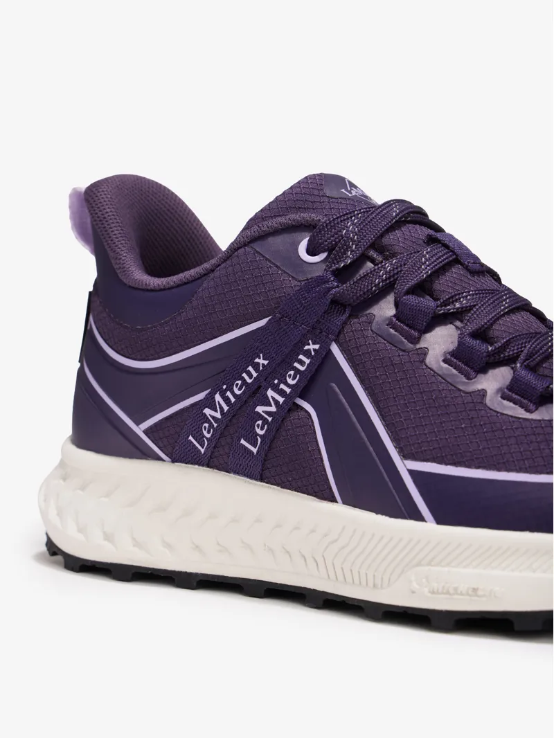 LeMieux Ladies Trax Viva Waterproof Trainer Juniper/Lilac-1