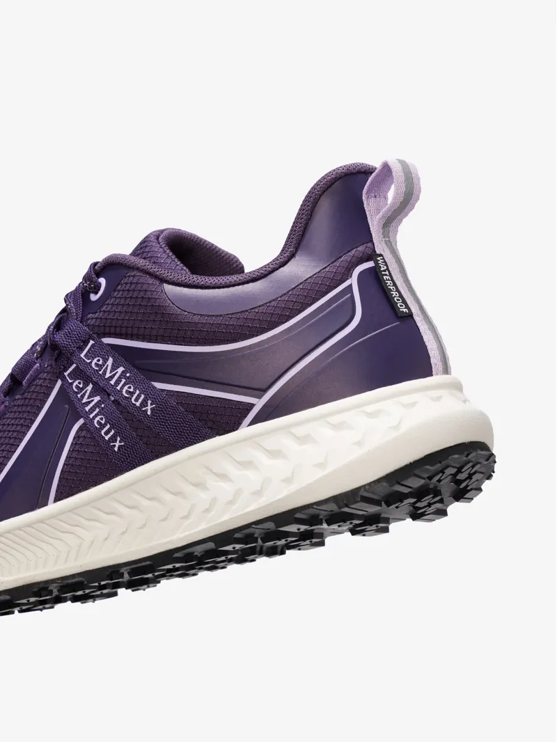 LeMieux Ladies Trax Viva Waterproof Trainer Juniper/Lilac-4