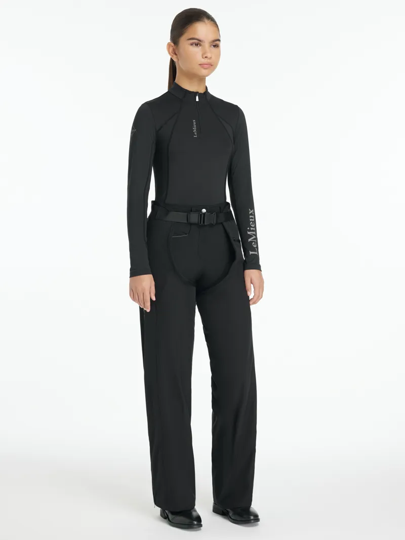 LeMieux Young Rider Drytex Stormwear Waterproof Chaps Black-3