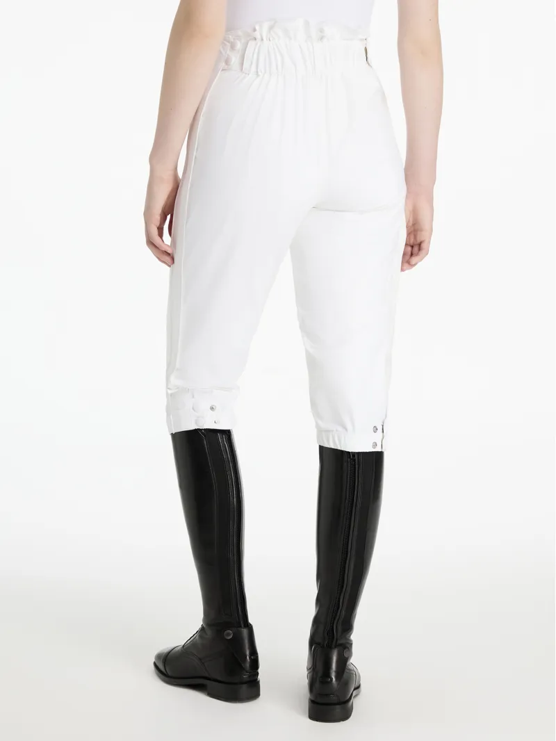 LeMieux Ladies Darcey Competition Waterproof 3/4 Over Breeches White-1