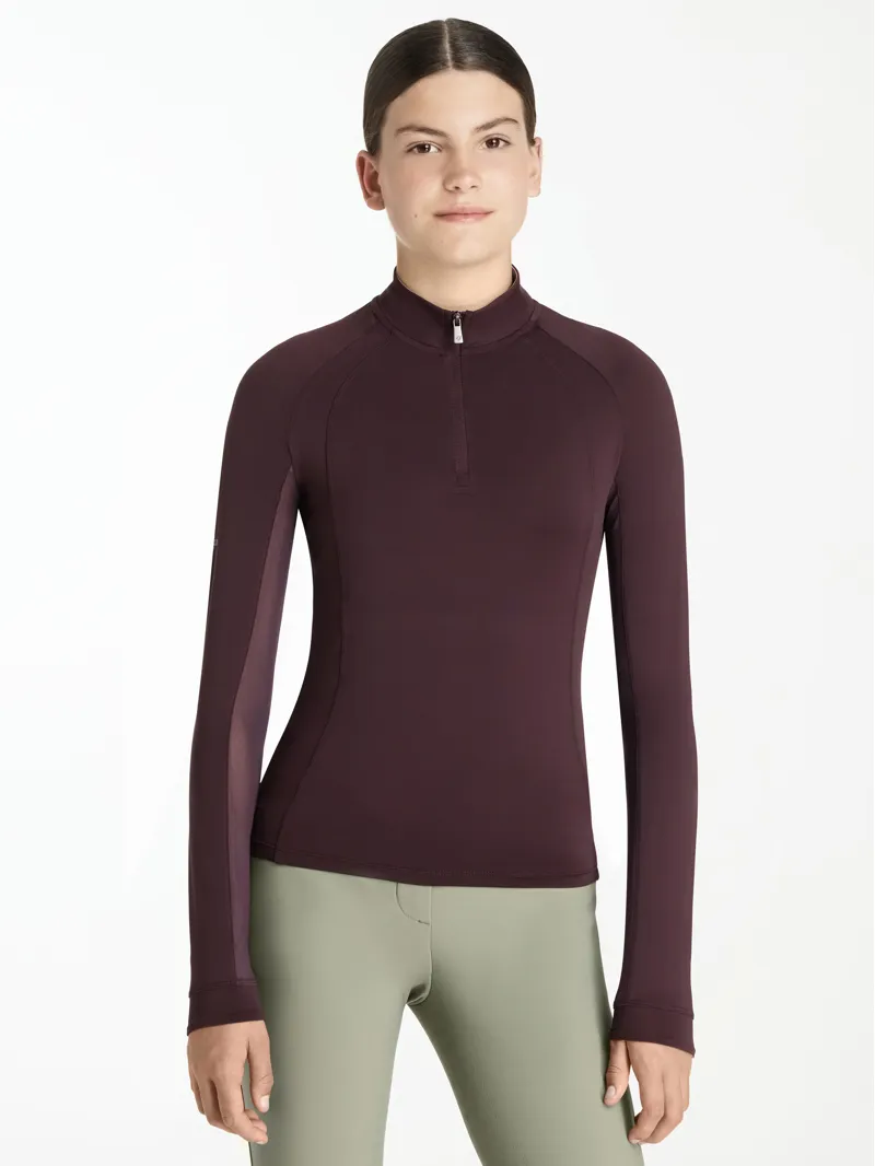 LeMieux Young Rider Hope Lightweight Base Layer Damson