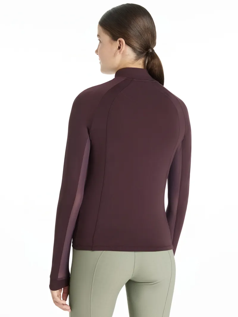 LeMieux Young Rider Hope Lightweight Base Layer Damson-1