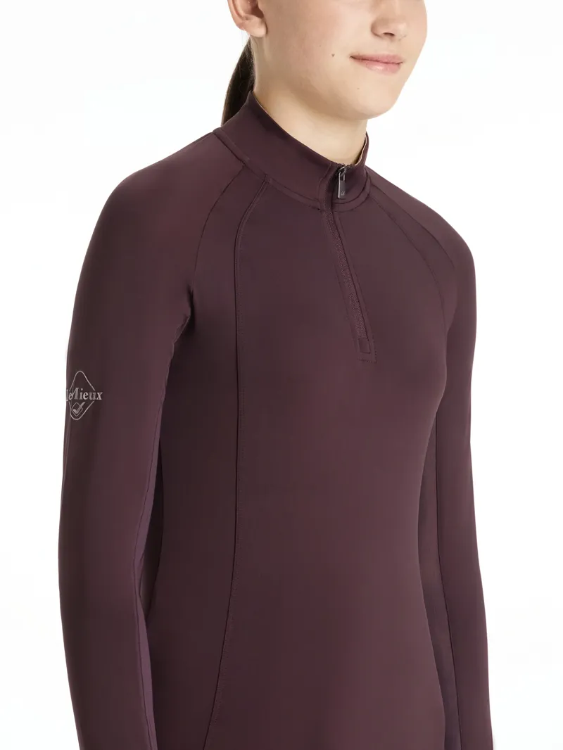 LeMieux Young Rider Hope Lightweight Base Layer Damson-2
