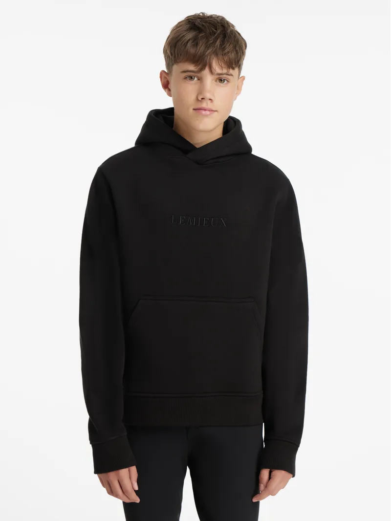 LeMieux Kids Young Rider Boys Hoodie Black