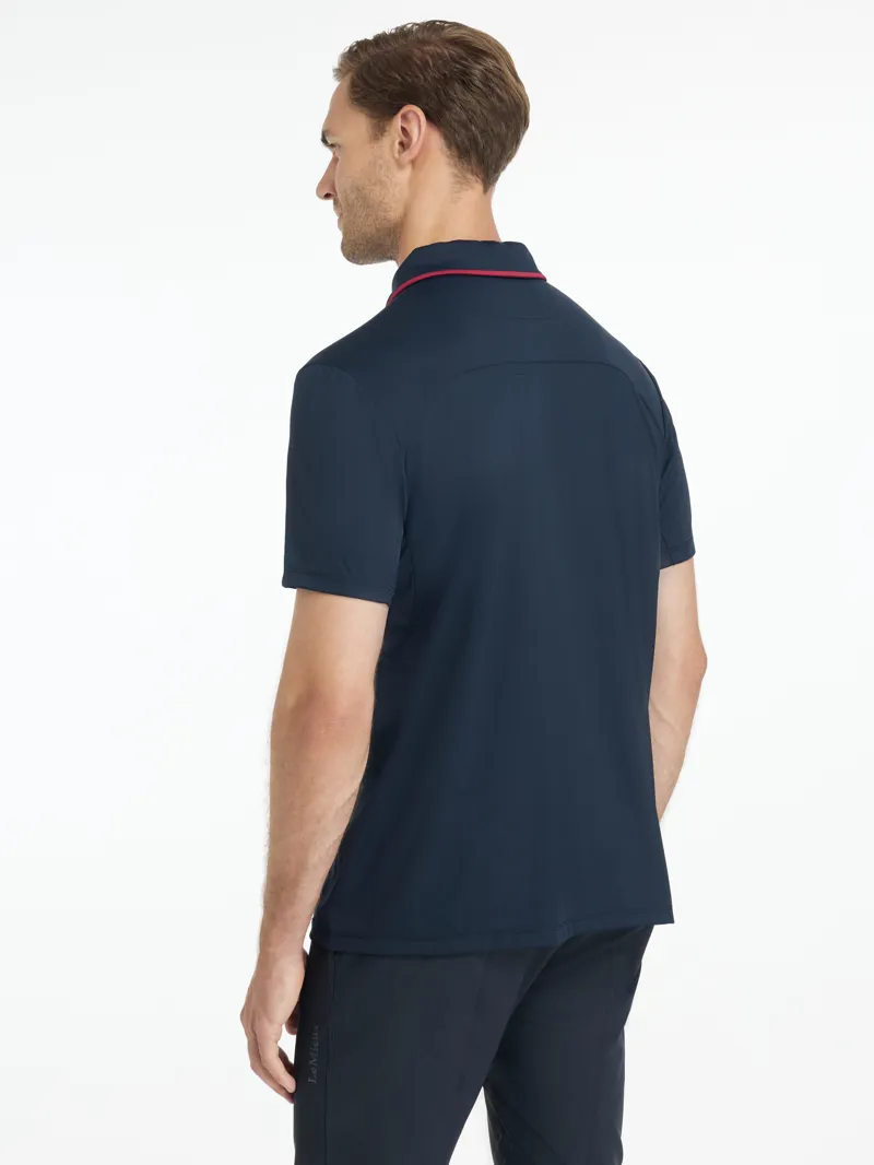 LeMieux Mens Performance Polo Navy-1