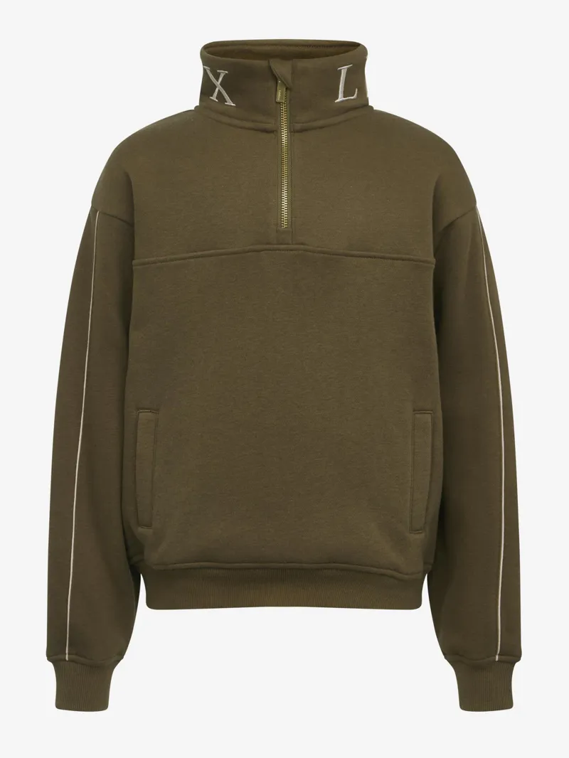 LeMieux Young Rider Kate Quarter Zip Sweater Alpine-4