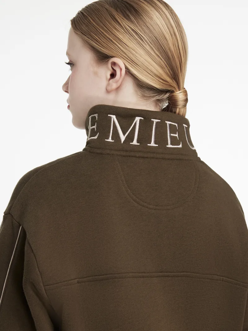 LeMieux Young Rider Kate Quarter Zip Sweater Alpine-2