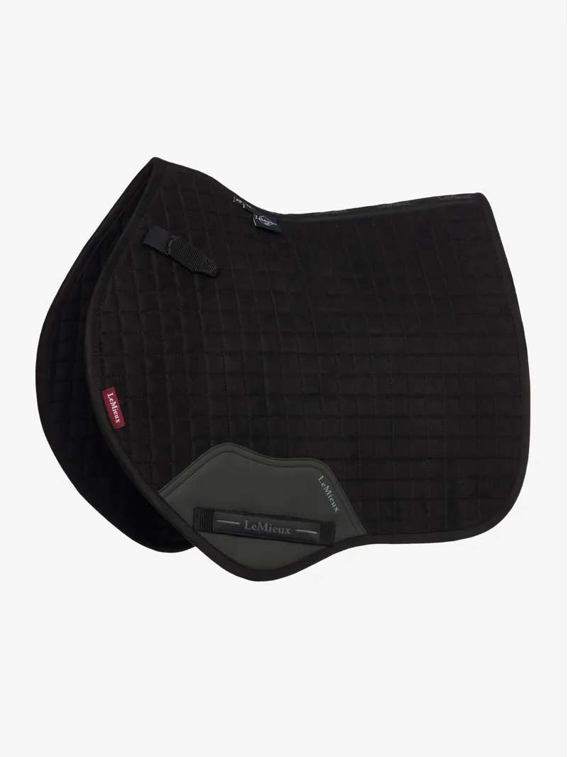LeMieux Mini Suede Close Contact Square Black