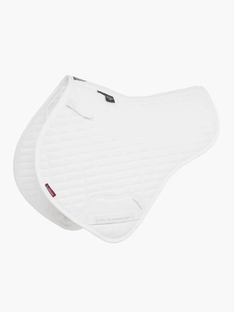 LeMieux Cotton Close Contact Half Square White