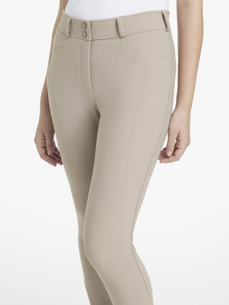 LeMieux Womens Isabelle Full Seat Breeches Almond-5