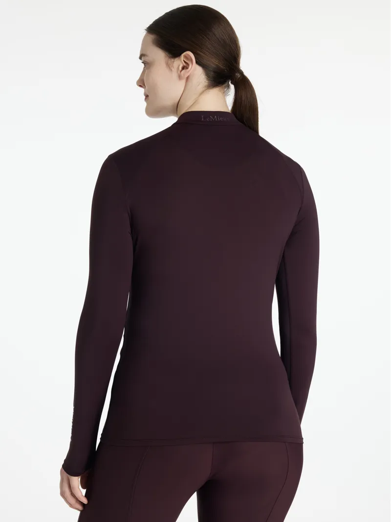 LeMieux Womens Heyden Lightweight Base Layer Damson-1