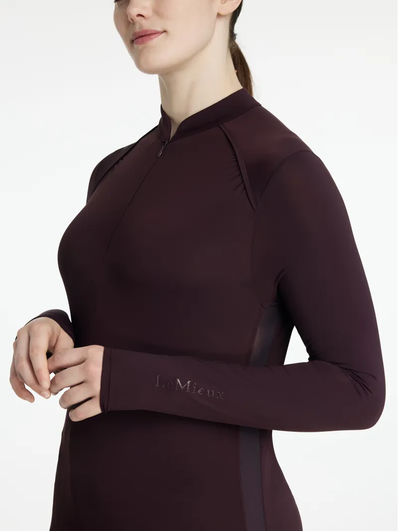 LeMieux Womens Heyden Lightweight Base Layer Damson-2
