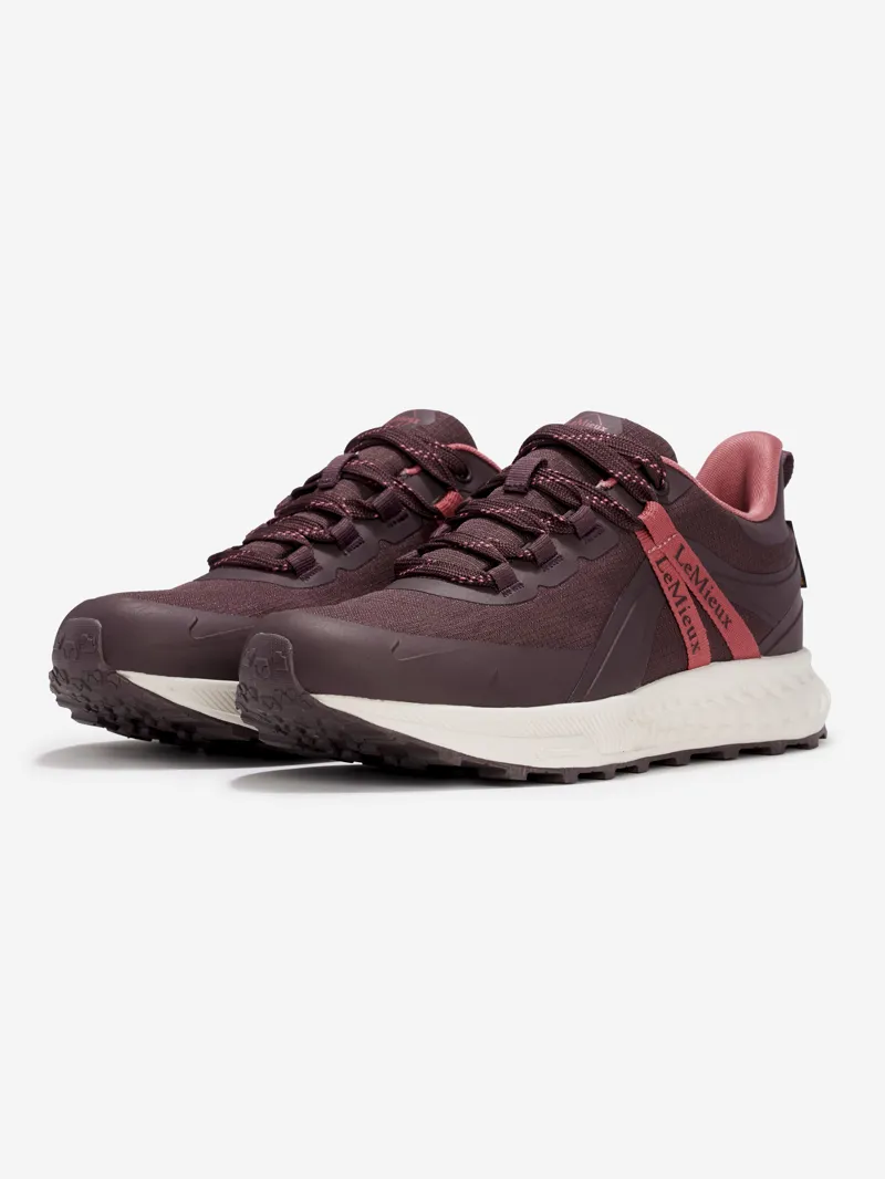 LeMieux Ladies Trax Viva Waterproof Trainer Damson-1