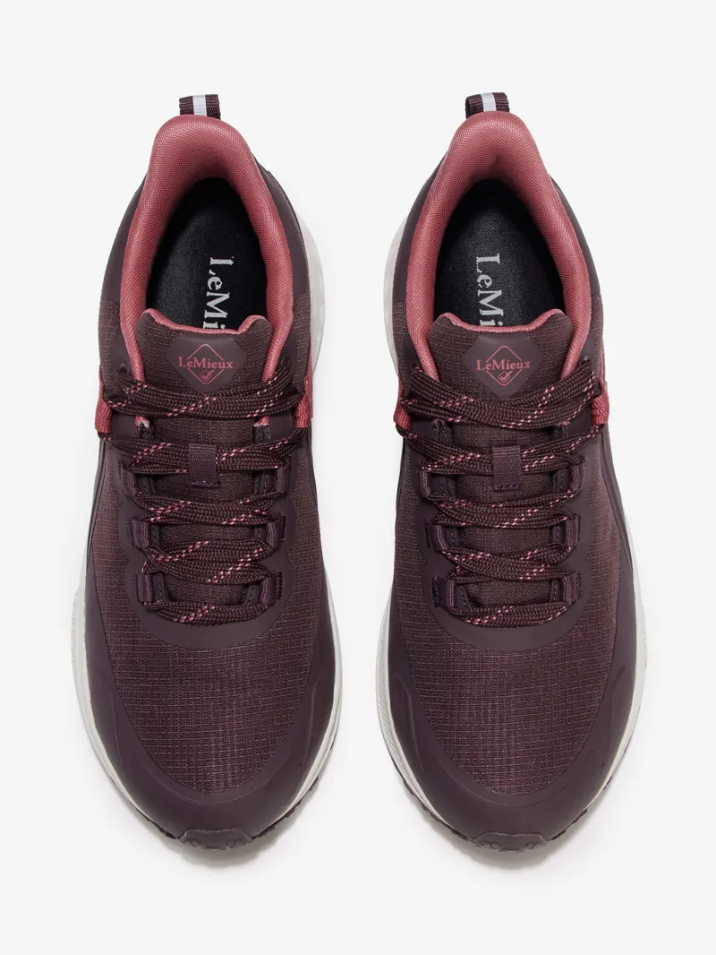 LeMieux Ladies Trax Viva Waterproof Trainer Damson-4