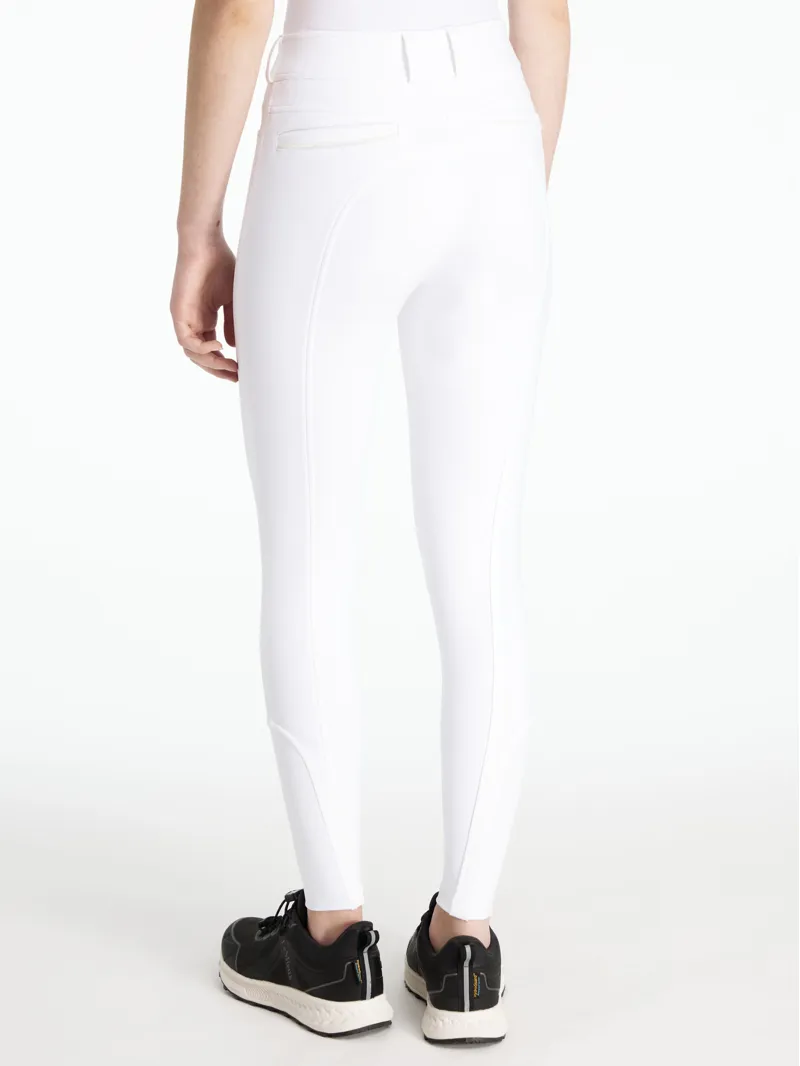 LeMieux Young Rider Izzy Knee Grip Breeches White-1