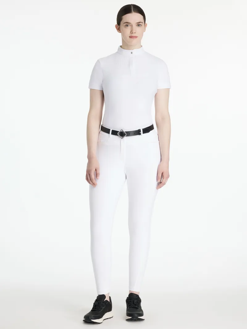 LeMieux Womens Isabelle Full Seat Breeches White-3