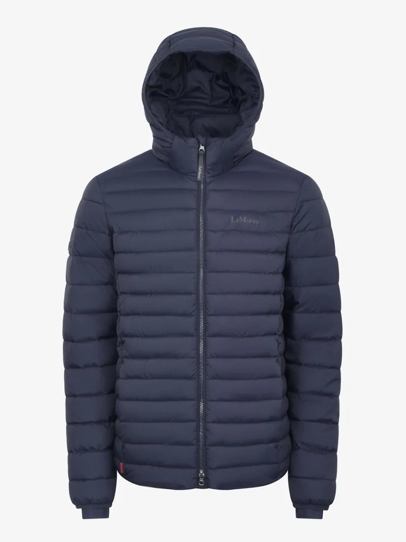 LeMieux Mens Hooded Puffer Jacket Navy-4