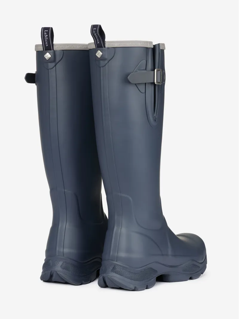 LeMieux Womens Ultra Stride Wellington Boots Navy-1