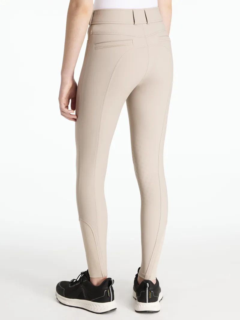LeMieux Young Rider Izzy Knee Grip Breeches Almond -1