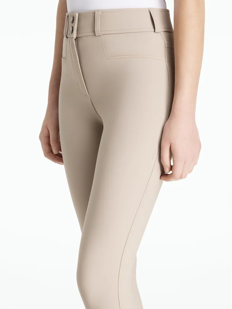 LeMieux Young Rider Izzy Knee Grip Breeches Almond -2
