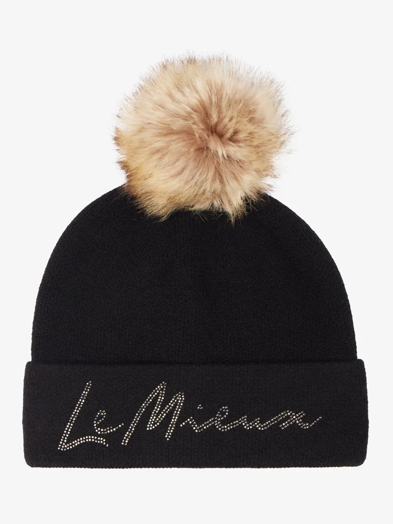 LeMieux Sparkle Beanie Black-3