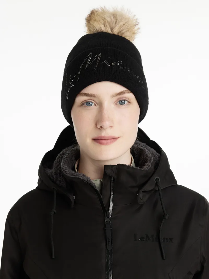 LeMieux Sparkle Beanie Black