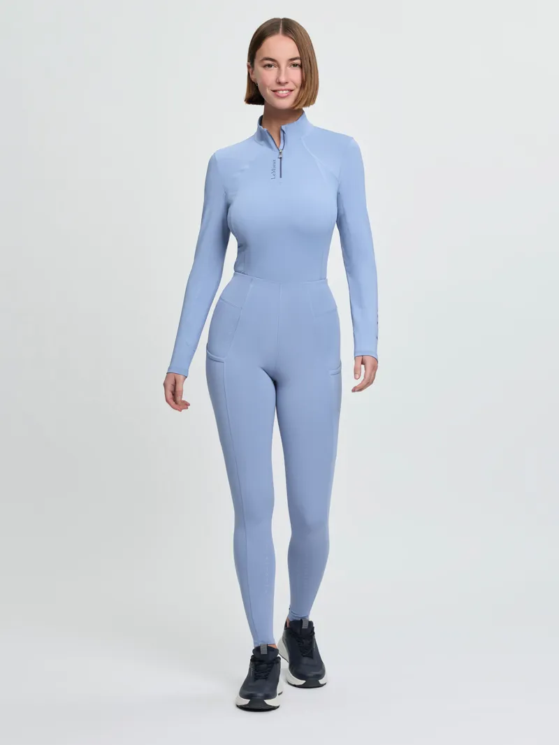 LeMieux Naomi Pull-On Breeches in Powder Blue-6