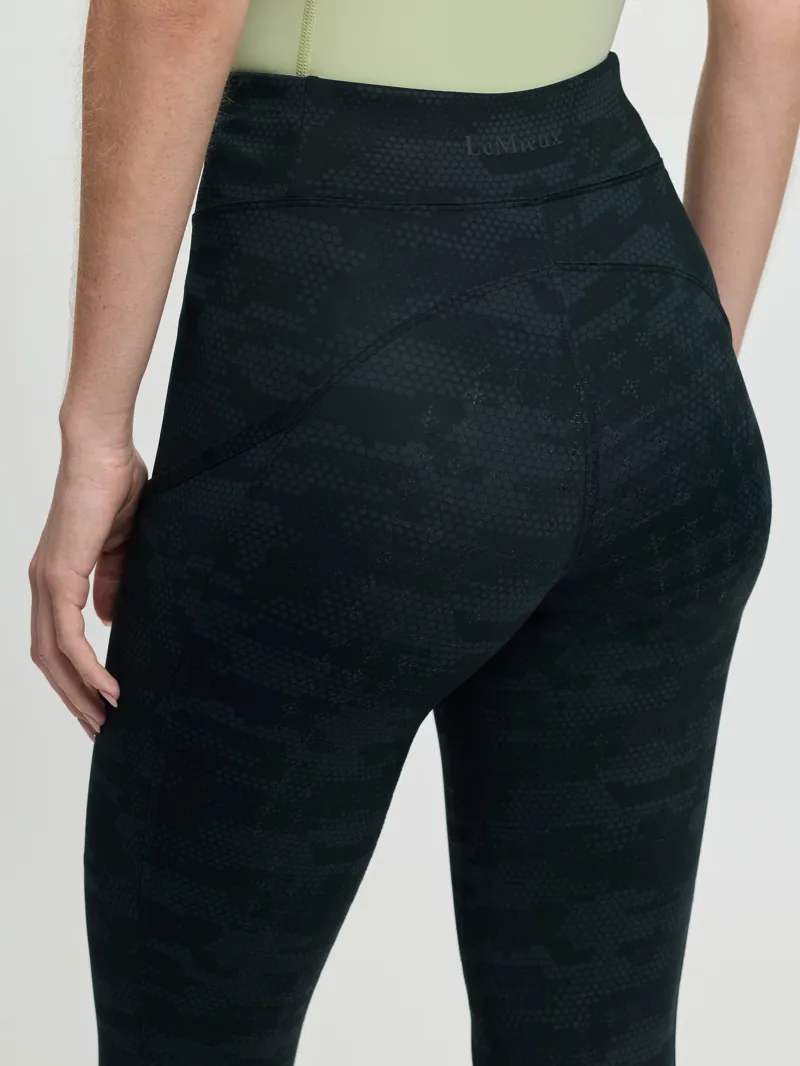 LeMieux Naomi Pull-On Breeches in Camo Black-4