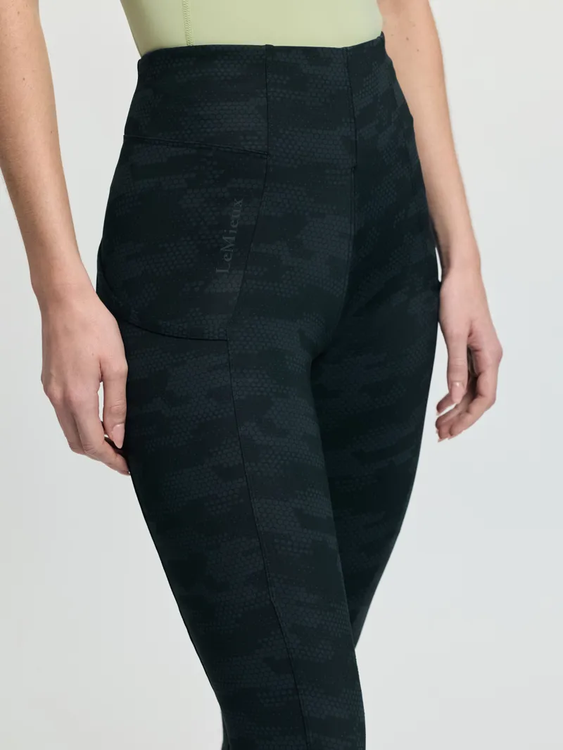 LeMieux Naomi Pull-On Breeches in Camo Black-5