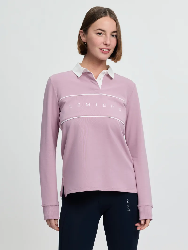 LeMieux Rochelle Rugby Shirt in Fondant-2