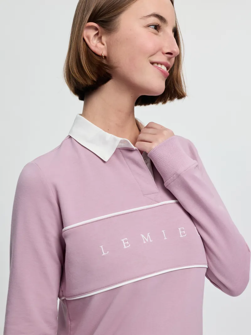 LeMieux Rochelle Rugby Shirt in Fondant-4